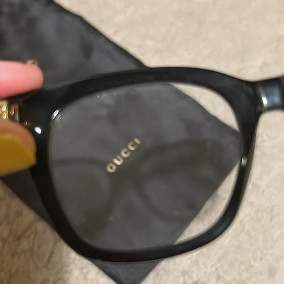 New gucci glasses. Never worn. Authentic. Can provide receipt. Cloth & case. - Picture 11 of 14